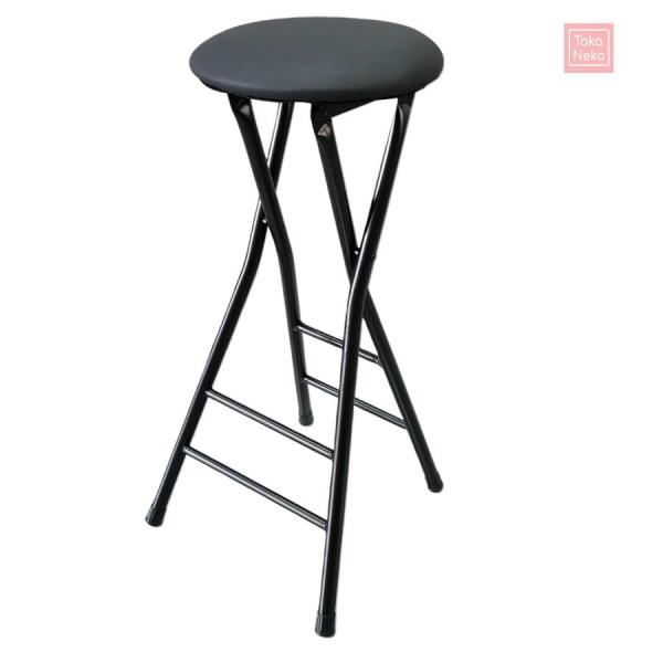 折り畳み バースツール ポータブル キッチン 折りたたみ ハイスツール 背もたれなし バーチェア パ...