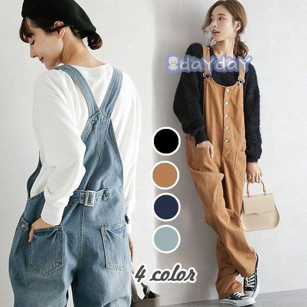 サロペット オーバーオール レディース ワイトパンツ 薄手 ロングパンツ ゆったり ボトムス 大きい...