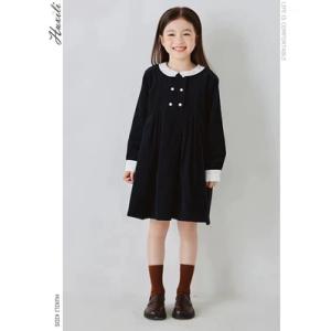 ワンピース 子ども服 ドレス 白襟付き おしゃれ 可愛い フォーマル 女の子 キッズ 子供服 結婚式 入学式 卒業式 小学校 女子 発表会 長袖 春秋 120 130 160｜JM スポーツ