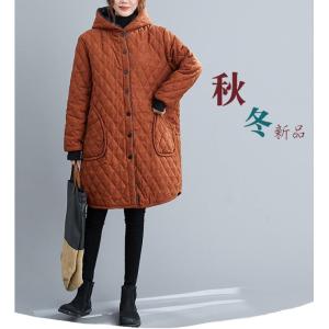 コート レディース アウター ロングコート フード付き