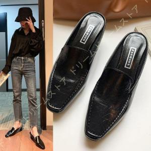 ミュールサンダル レディース ヒール 厚底 痛くない