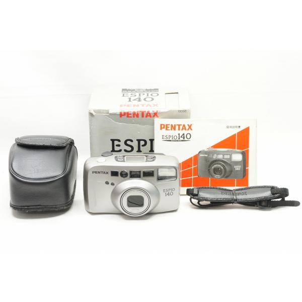 【適格請求書発行】良品 PENTAX ESPIO 140 35mmコンパクトフィルムカメラ シルバー...