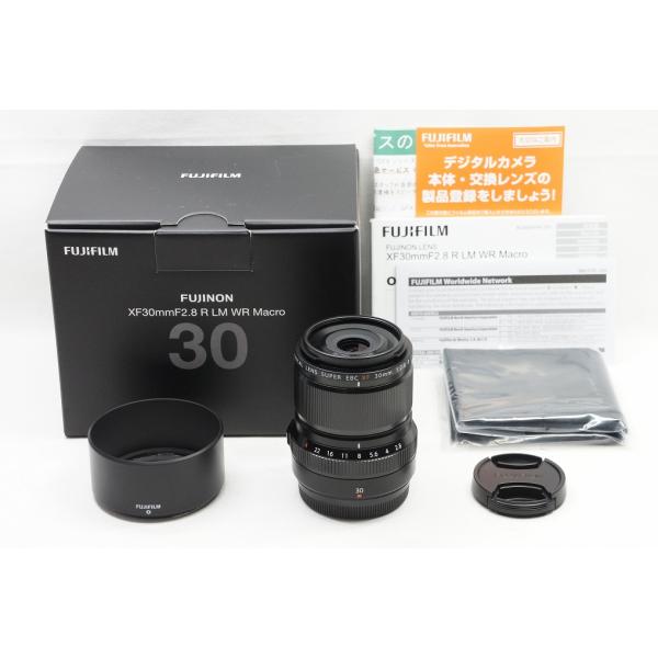 【適格請求書発行】美品 FUJIFILM フジフィルム XF 30mmF2.8 R LM WR Ma...