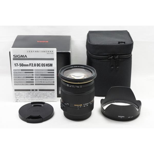 【適格請求書発行】美品 SIGMA シグマ 17-50mm F2.8 EX DC OS HSM Ca...