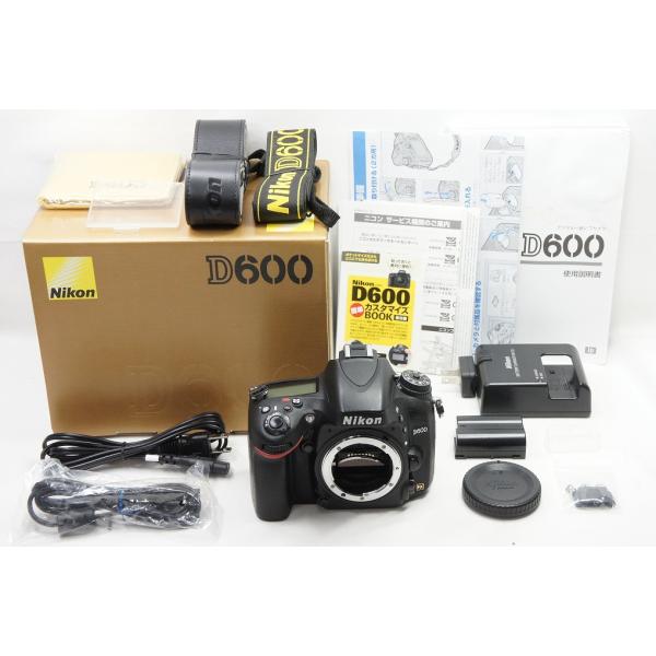 【適格請求書発行】良品 Nikon ニコン D600 ボディ デジタル一眼レフカメラ 元箱付【アルプ...