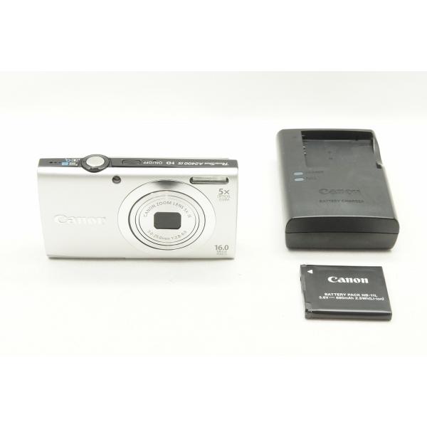 【適格請求書発行】美品 Canon キヤノン PowerShot A2400 IS コンパクトデジタ...