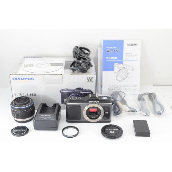 【適格請求書発行】美品 OLYMPUS オリンパス PEN E-P2 + M.ZUIKO DIGIT...