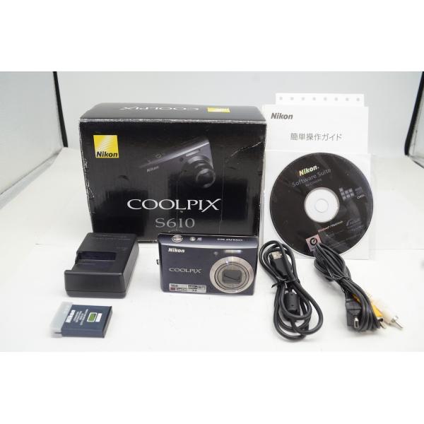 Nikon ニコン COOLPIX S610 コンパクトデジタルカメラ ブラック 元箱付 25093...