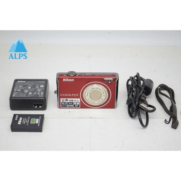 美品 Nikon ニコン COOLPIX S640 コンパクトデジタルカメラ レッド 251009i...
