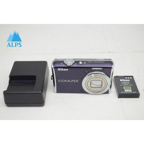 訳あり品 Nikon ニコン COOLPIX S620 コンパクトデジタルカメラ グロスパープル 2...