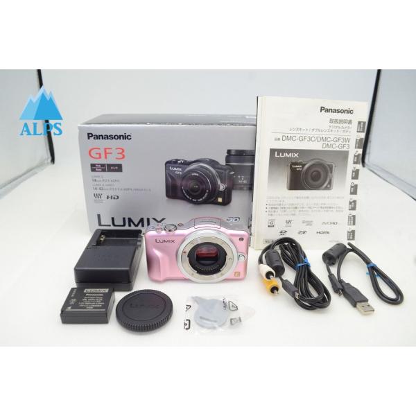 美品 Panasonic パナソニック LUMIX DMC-GF3 ボディ ミラーレス一眼カメラ フ...