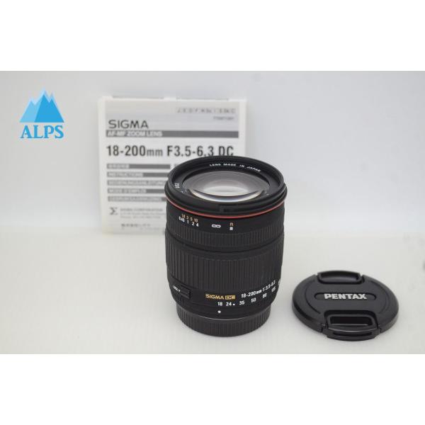 美品 SIGMA シグマ 18-200mm F3.5-6.3 DC PENTAX ペンタックス Kマ...