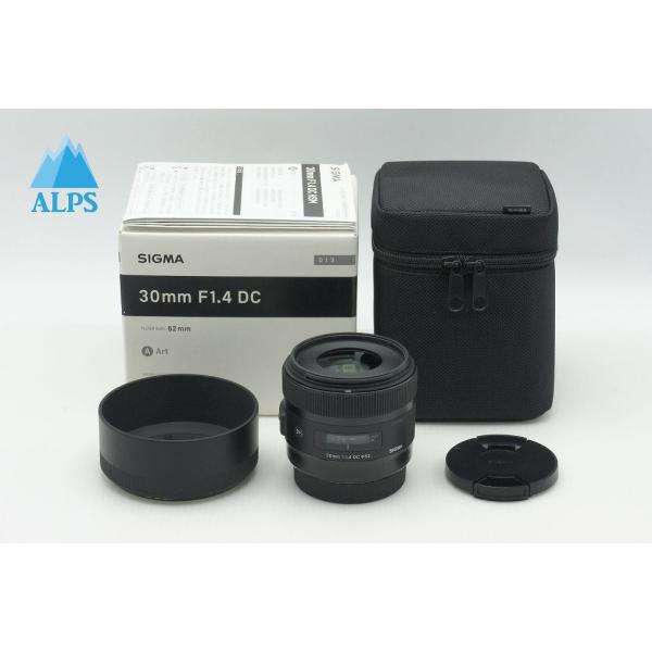 良品 SIGMA シグマ Art 30mm F1.4 DC HSM Canon キヤノン EFマウン...
