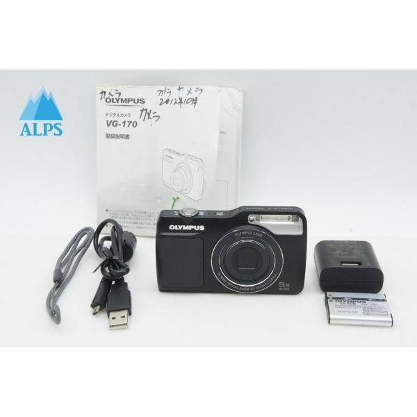 OLYMPUS オリンパス VG-170 コンパクトデジタルカメラ ブラック 260313d【アルプ...