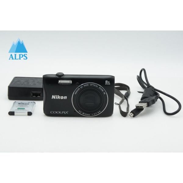 Nikon ニコン COOLPIX S3700 コンパクトデジタルカメラ ブラック 260313e【...