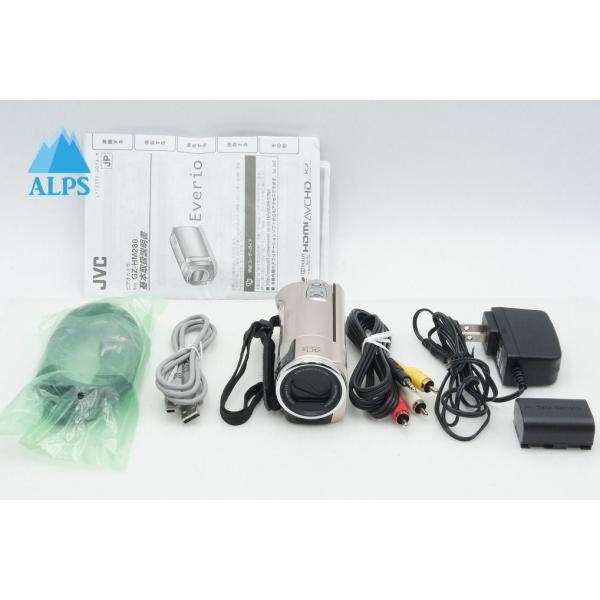 美品 JVC ケンウッド Everio GZ-HM280 デジタルビデオカメラ ピンクゴールド 26...