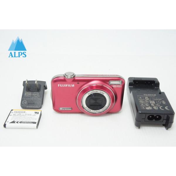 良品 FUJIFILM フジフィルム FinePix JX400 コンパクトデジタルカメラ レッド ...