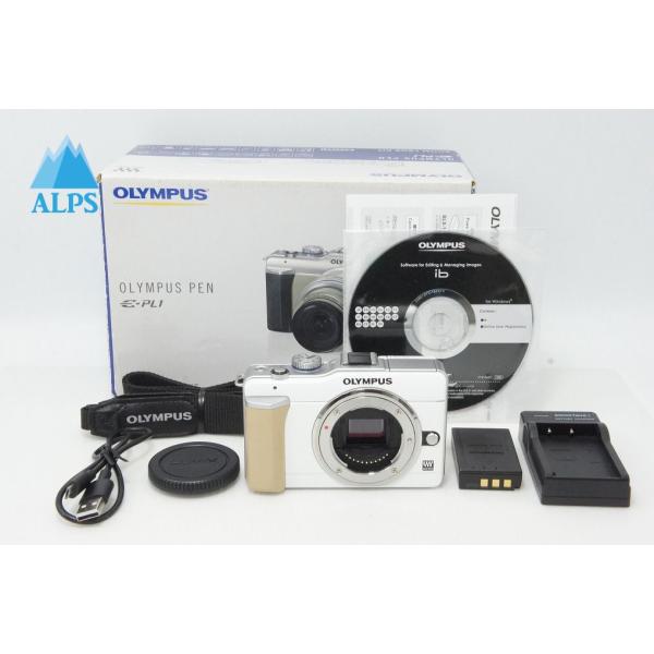 OLYMPUS オリンパス PEN Lite E-PL1 ボディ ミラーレス一眼カメラ ホワイト 元...