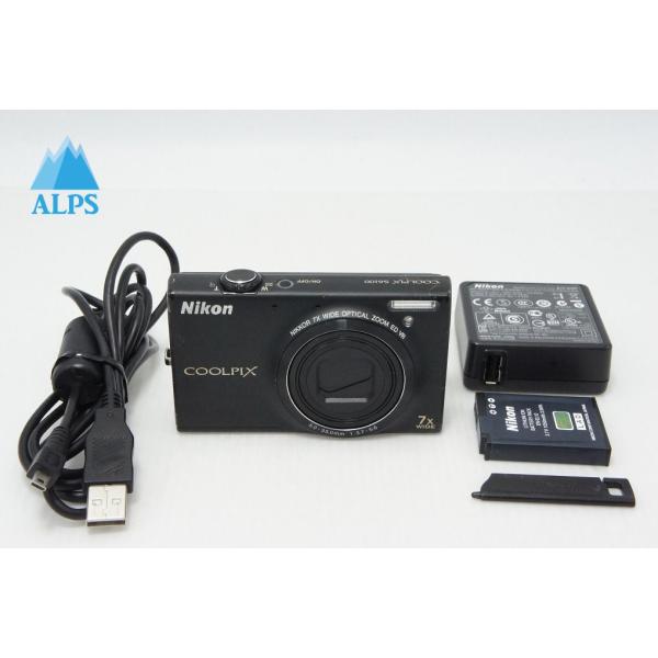 Nikon ニコン COOLPIX S6100 コンパクトデジタルカメラ ノーブルブラック 2605...