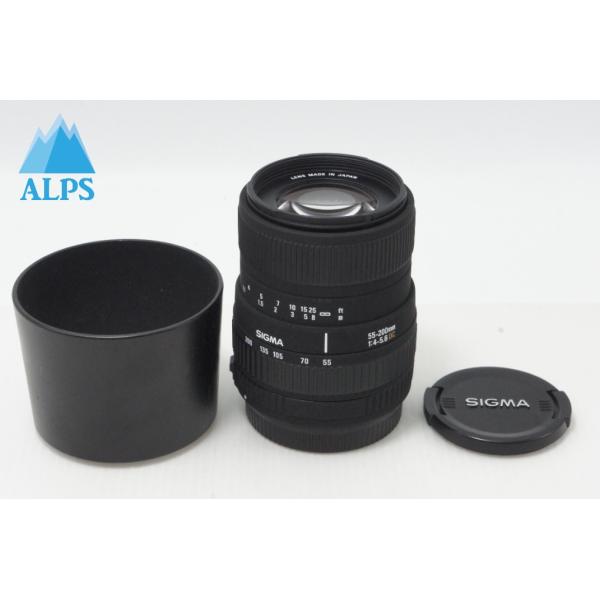 良品 SIGMA シグマ 55-200mm f4-5.6 DC Canon キヤノン EFマウント ...