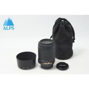 良品 Nikon ニコン AF-S DX NIKKOR 55-200mm F4-5.6G ED VR APS-C ズームレンズ フード ポーチ付 260714ah【アルプスカメラ】