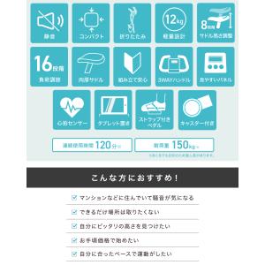 ★期間限定価格 4/1まで★ フィットネスバイ...の詳細画像2