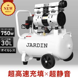 年間ランキング1位】 エアーコンプレッサー 小型 車 30L 静音