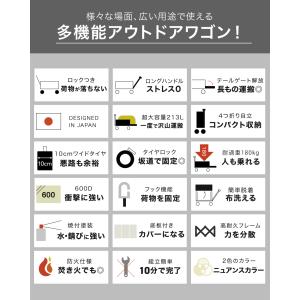 【2年保証】NEWモデル アウトドアワゴン キ...の詳細画像5