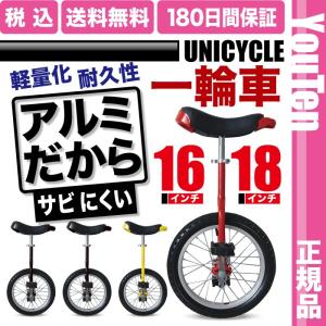 一輪車 16インチ 18インチ 子供用 空気入れ 一輪車専用スタンド付き