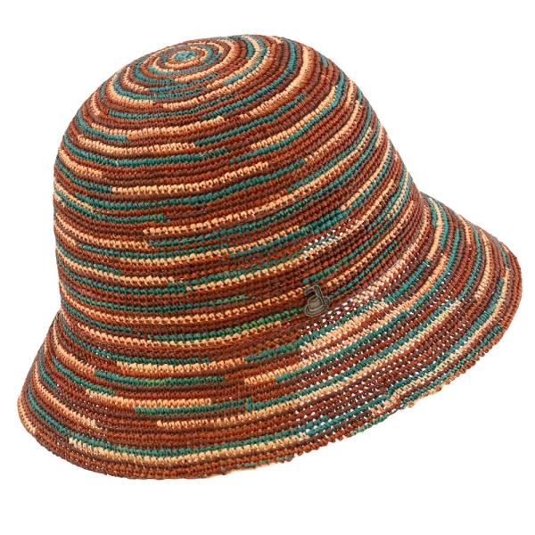 パナマハット エクア アンディーノ ジェニーテラコッタ レディースパナマ帽子