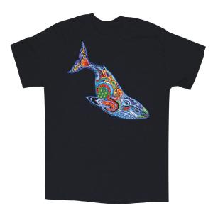 クジラ Tシャツ 鯨アートTシャツ アメリカ リバティーグラフィックス｜ammax
