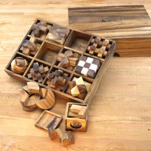 【安定の人気】木製立体パズル タイ製 刻印無料...の詳細画像1