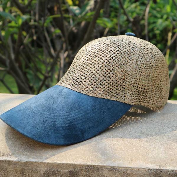 メッシュキャップ つば長  ツイングナチュラル ロングバイザー ガラパゴスブルー