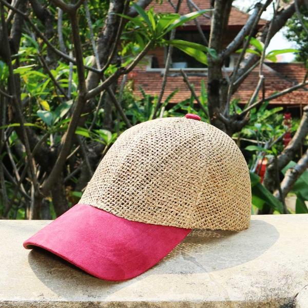 麦わら帽子 メッシュキャップ ツイングナチュラルショート カーディナル 正規商品
