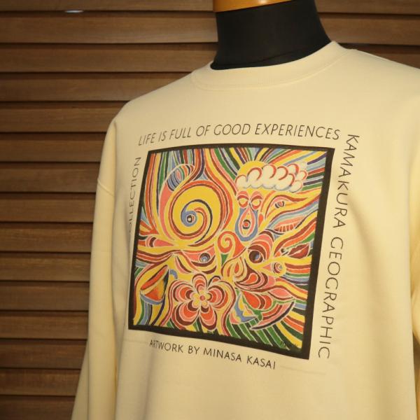 アートシリーズ Life is full of good experience 人気のスウェット