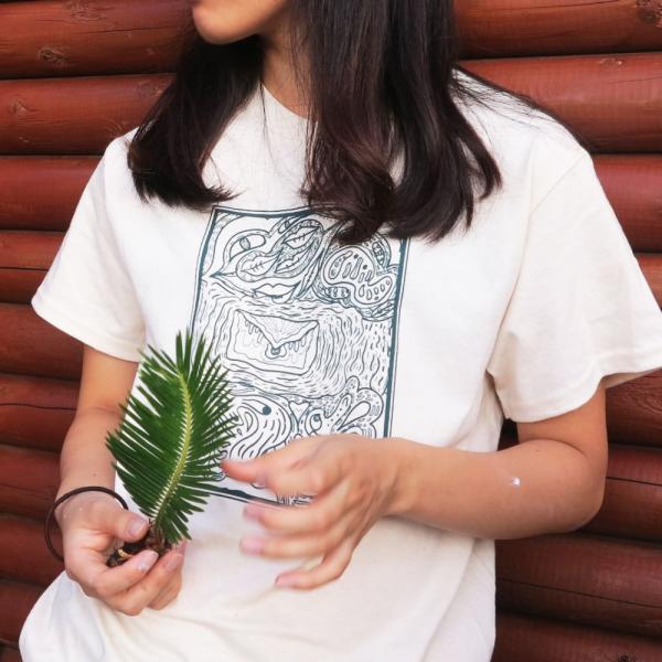 Tシャツ Proper 鎌倉 湘南のTシャツ 心の封筒 OPEN IT オープン アートT