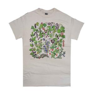 自然Tシャツ レディースTシャツ お洒落な木の実のTシャツ ベリー 果実｜ammax