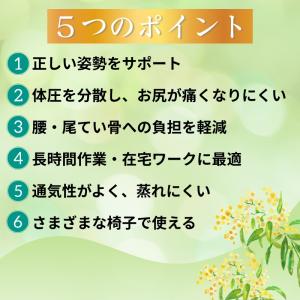 椅子 クッション 低反発 座布団 腰 低反発 ...の詳細画像5