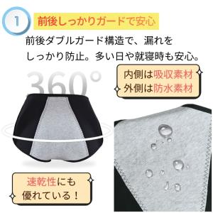 サニタリーショーツ 夜用 多い日 サニタリーパ...の詳細画像5