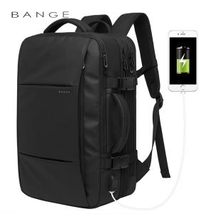 BANGE 「ビジネスリュック」 Lサイズ 35L 多機能 旅行バックパック 防水リュック リュックサック USBポート付き 耐衝撃性 拡張機能付き