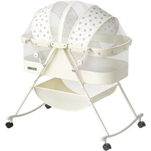 UBRAVOO 「Beinuoベッド」 ベビー イエロー / グレー ゆりかごに変身可能