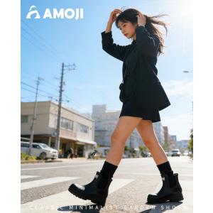 AMOJI アモジ レインブーツ メンズ レイ...の詳細画像1