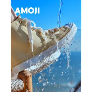 AMOJI アモジ メンズ レインシューズ レ...の詳細画像1