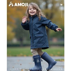 AMOJI アモジ キッズ 長靴 レインブーツ...の詳細画像1