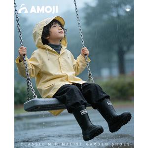 AMOJI アモジ レインブーツ キッズ 長靴...の詳細画像1