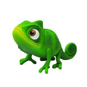 ディズニー Disney　塔の上のラプンツェル Bully社製 パスカル・単品 (Tangled) ...