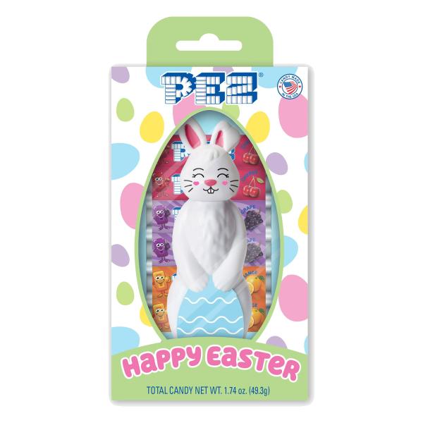 PEZ ペッツ　イースターシリーズ、フルボディの笑っているバニー、2026年　Easter Bunn...