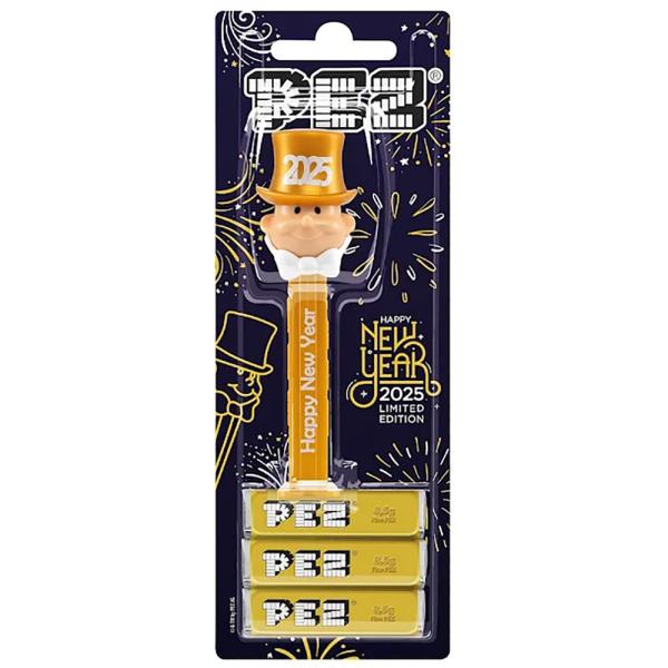 PEZ ペッツ　ニューイヤーペッツ、2025年版、ヨーロッパ台紙　2025 New Year Pez...