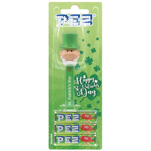 PEZ ペッツ　セント・パトリックスデイ、ヨーロッパ台紙、2021年版、厚足　St. Patrick...