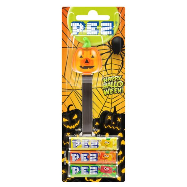 PEZ ペッツ　ハロウィンのパンプキン、クリスタル、ヨーロッパ台紙　Halloween Pumpki...
